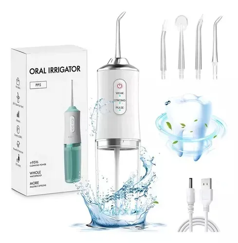 Cepillo Dental Irrigador Bucal Portatil Limpieza Total