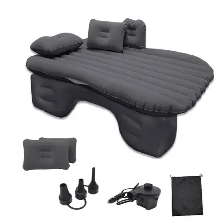 Colchon Inflable Carro + 2 Almohadas + inflador 