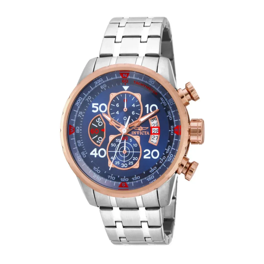 Invicta Aviator 17203 - Plateado 