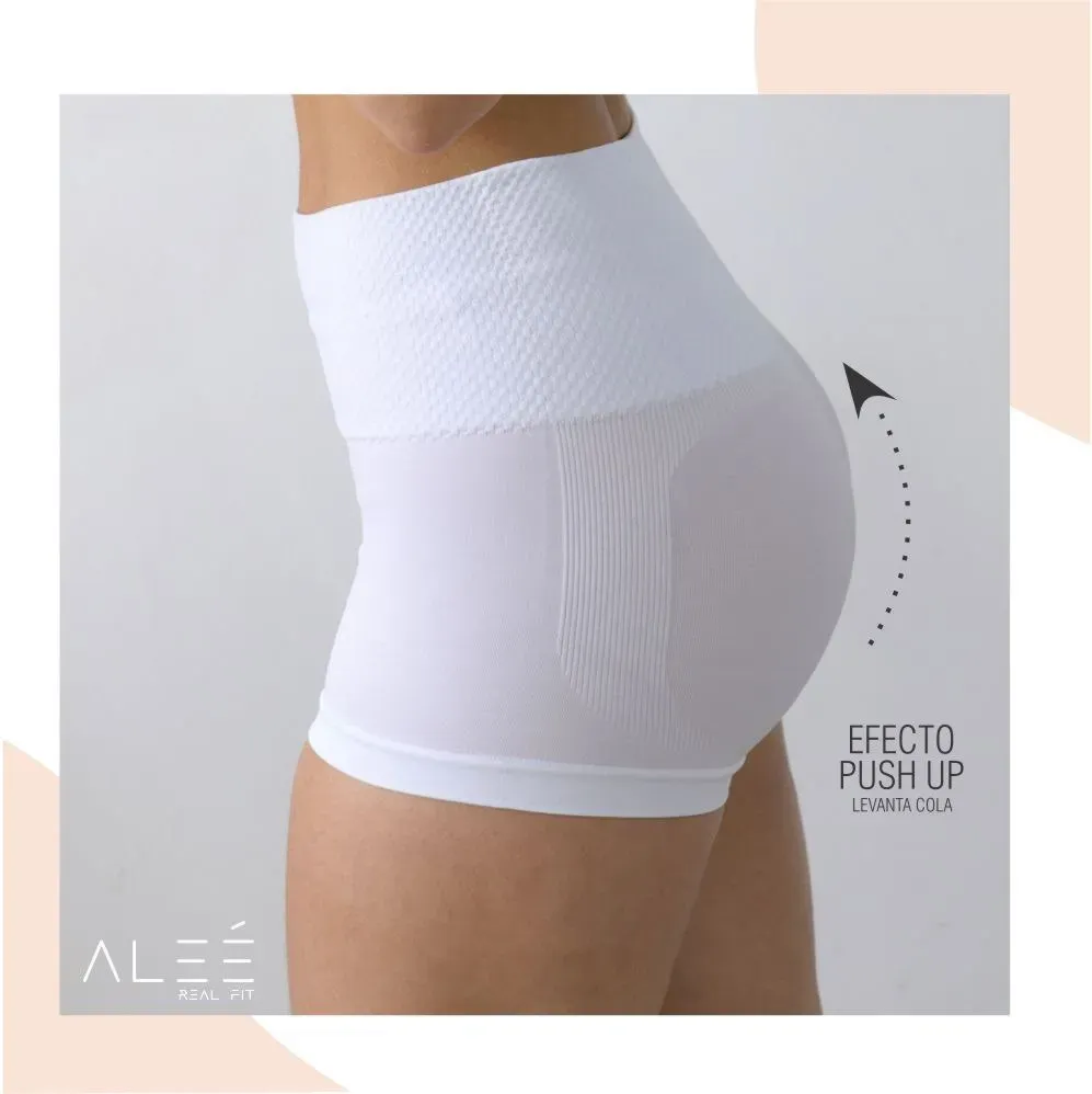 Panty Levantacola con faja (S-M) BLANCO ALEE REALFIT