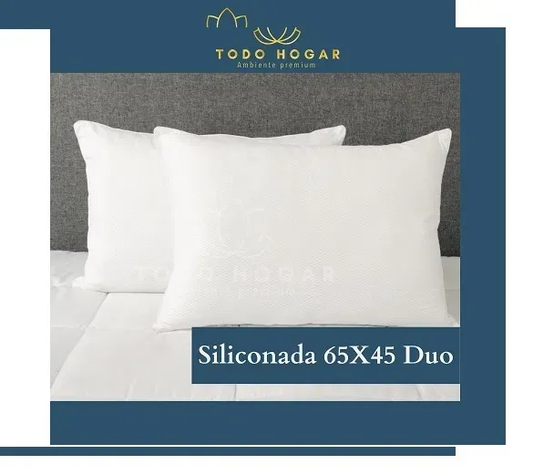 Set x2 almohadas siliconada 45x65