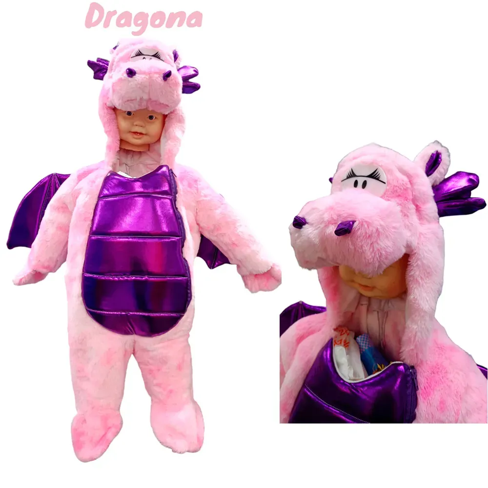 Disfraz Para Bebe Dragona - Fucsia