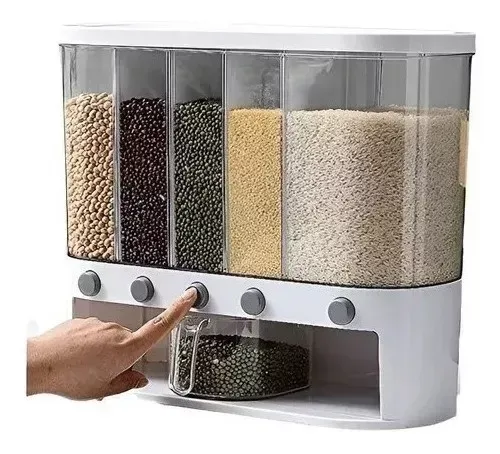 Dispensador Organizador De Granos Y Cereales Alta Calidad