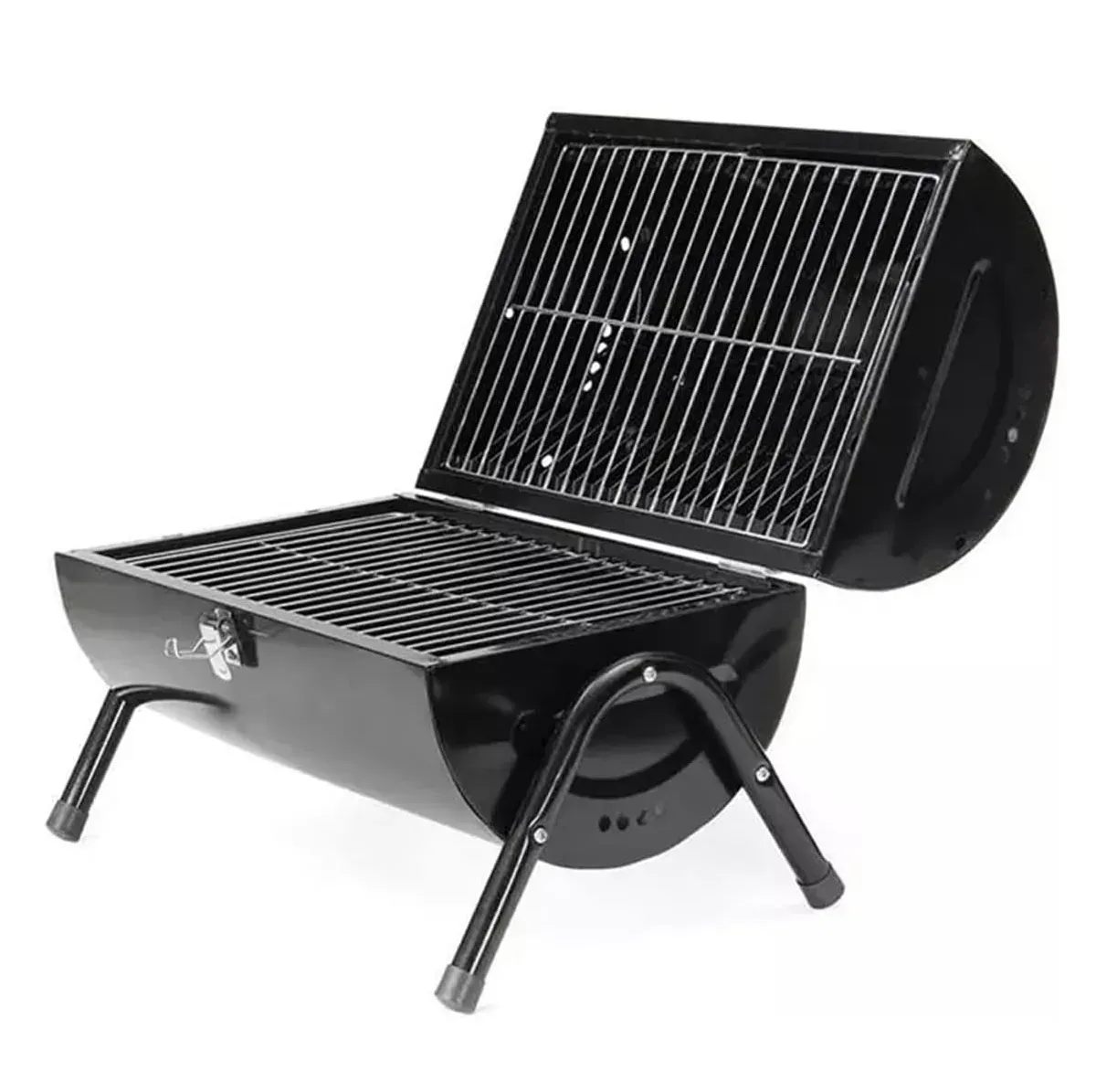 Parrilla Asador De Carbón Plegable Portátil Bbq + Envío