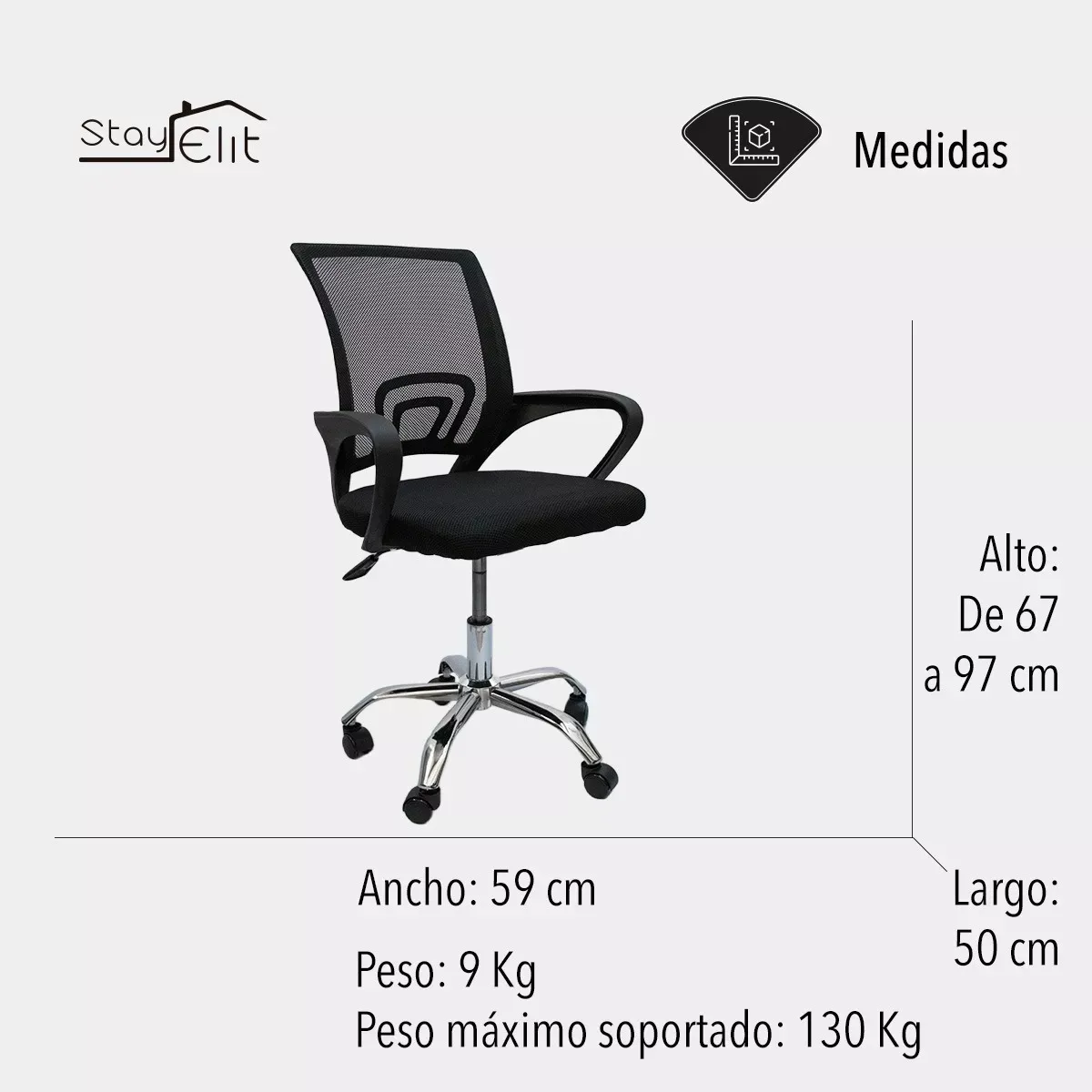 Silla Escritorio Ejecutiva Ergonómica Reclinable 