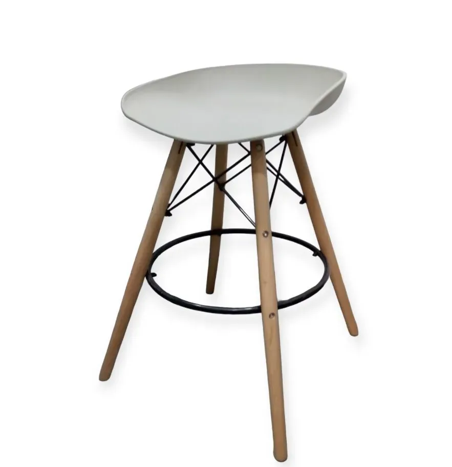 Silla Bar Eames Alta Moderna Colores Varios