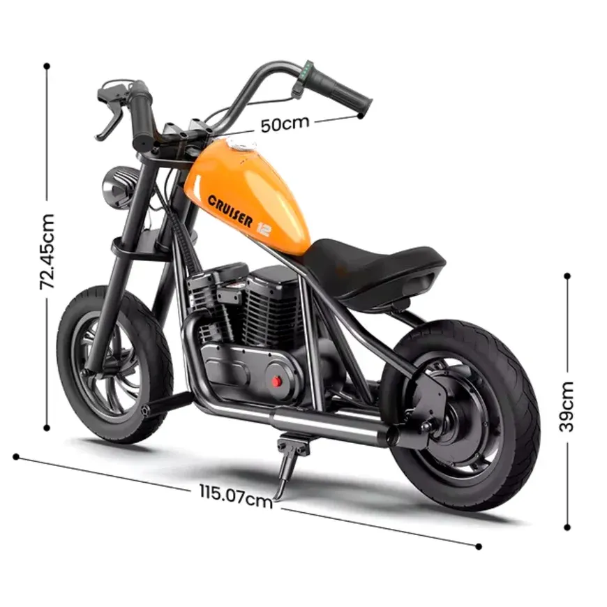 Mini Moto Eléctrica Para Niños 5-12 Años Bluetooth 24v 160w