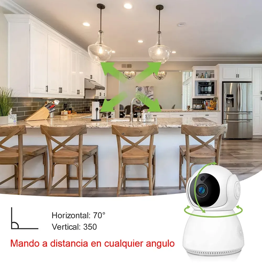 Cámara De Seguridad Wifi Inteligente Motorizada 1080P HD Q9