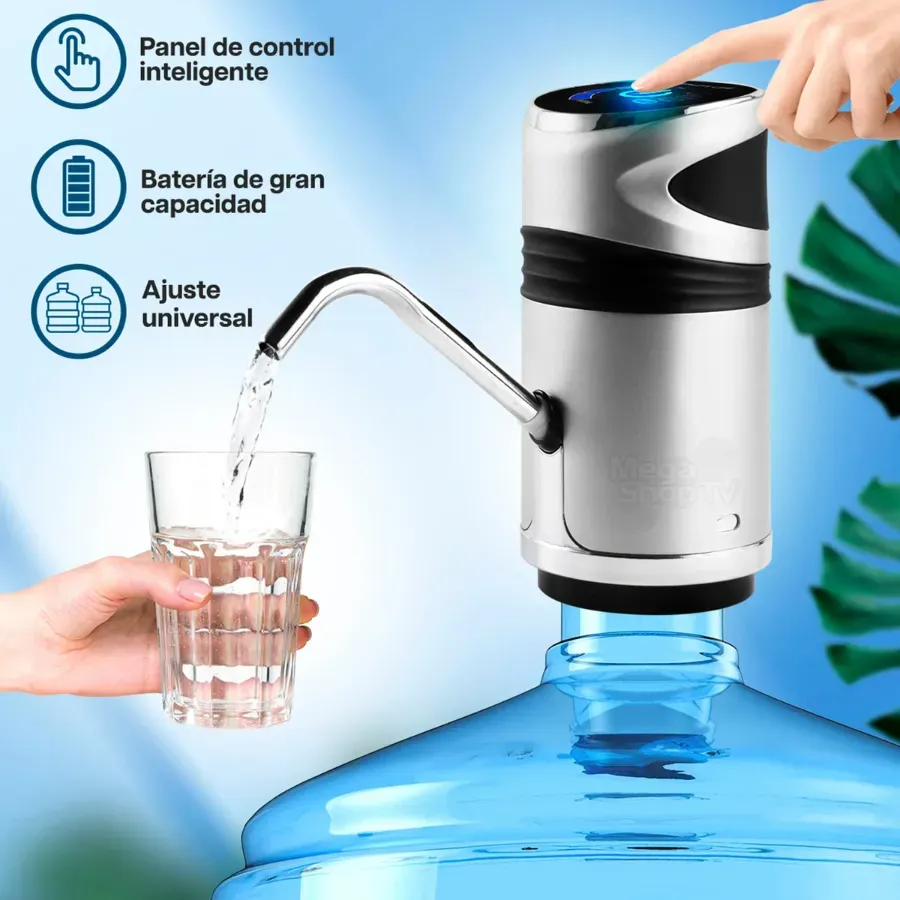 Dispensador De Agua Recargable Timbo Automático Táctil Usb