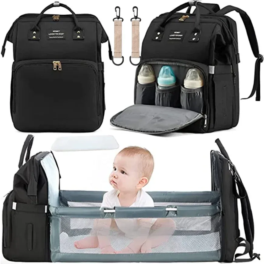 Pañalera Con Cambiador Para Bebe Multifuncional Impermeable