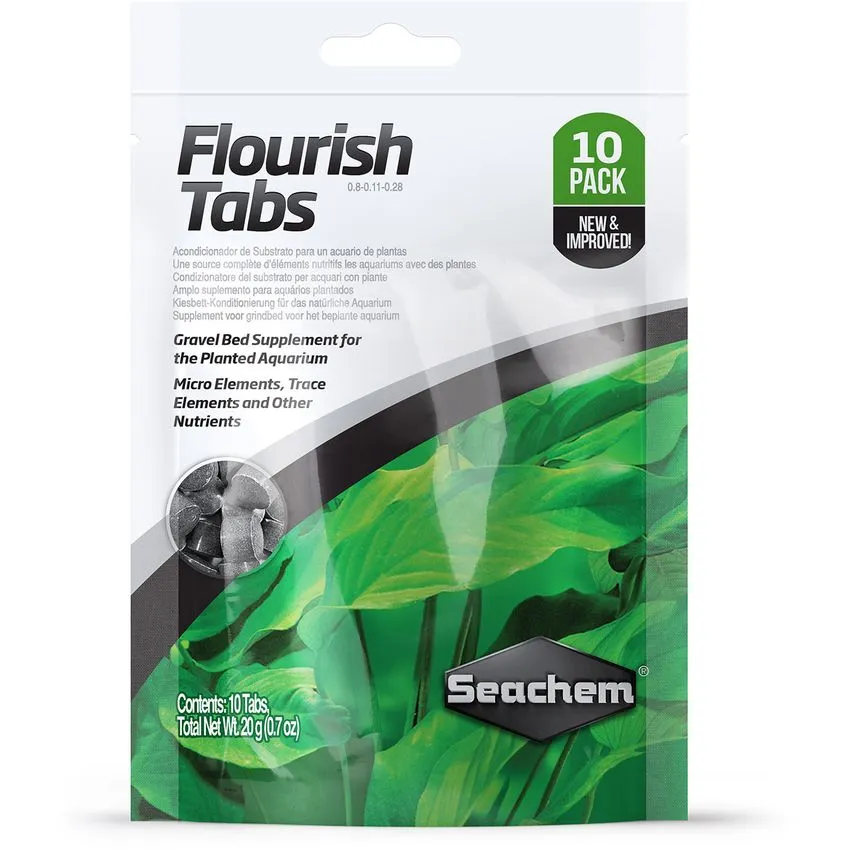 Seachem Flourish Tabs 10 Tabletas Fertilizante Plantas