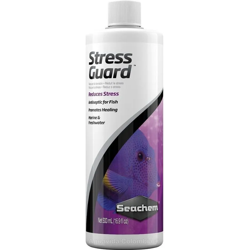 Seachem Stress Guard 500ml Antiestrés Acondicionador