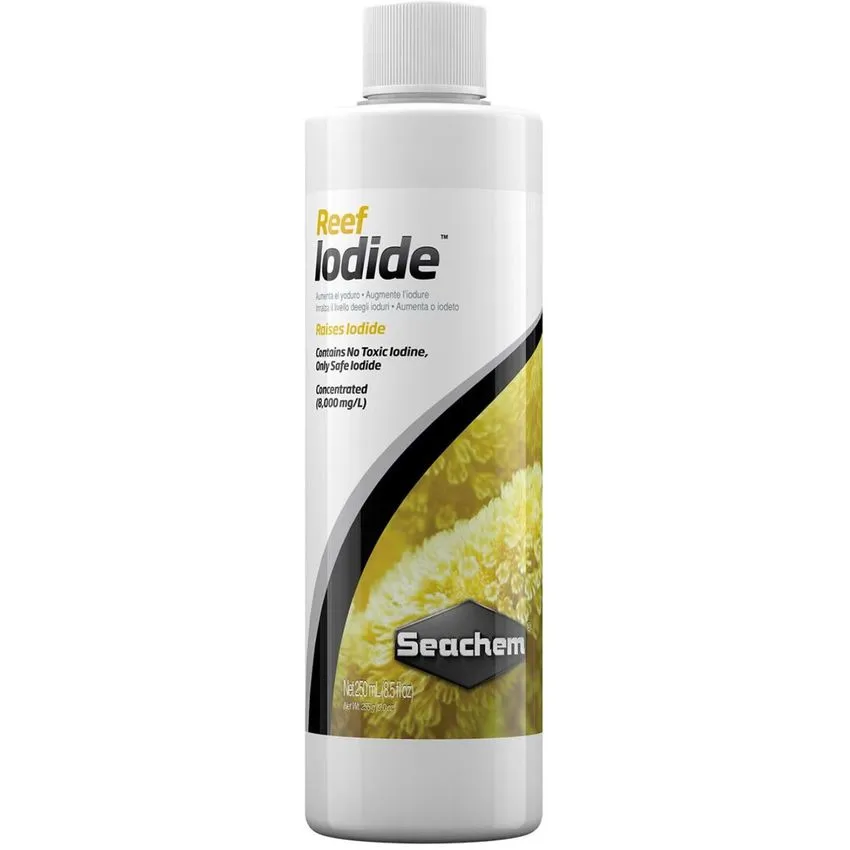 Seachem Reef Iodide 250ml Restaura Yodo Acuarios