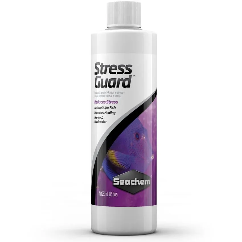 Seachem Stress Guard 250ml Antiestrés Acondicionador