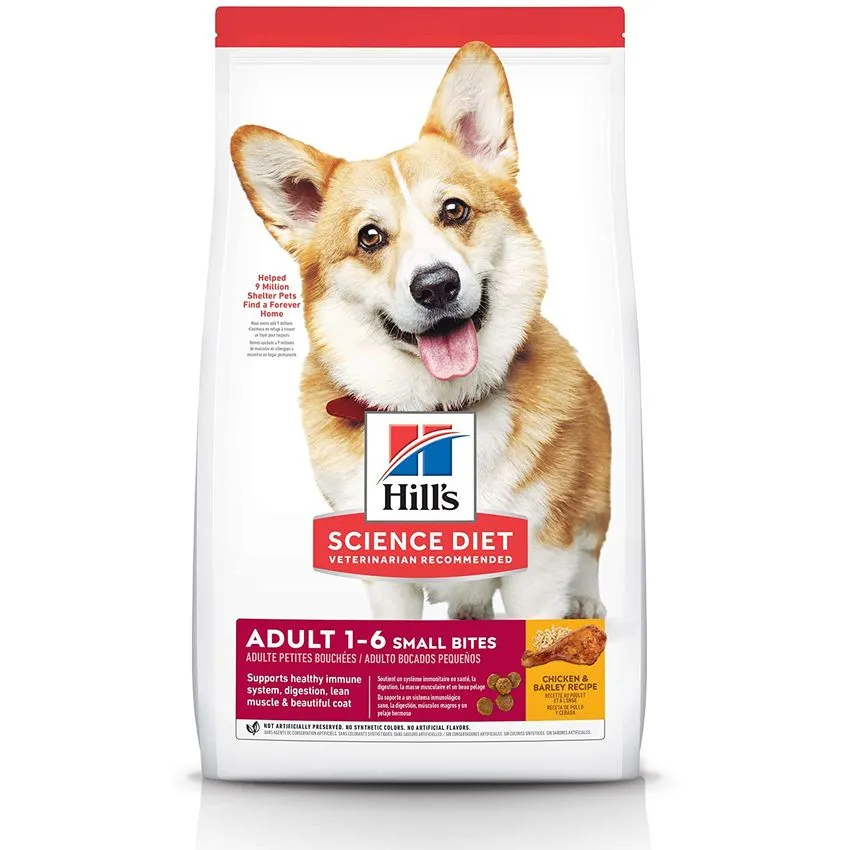 Hills Perros Adult Small Bites Adulto Razas Pequeñas 4.4lb