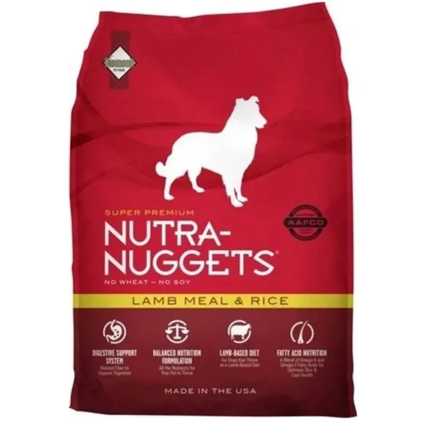 Nutranuggets Perros Lamb  Rice Cordero Arroz 7.5kg