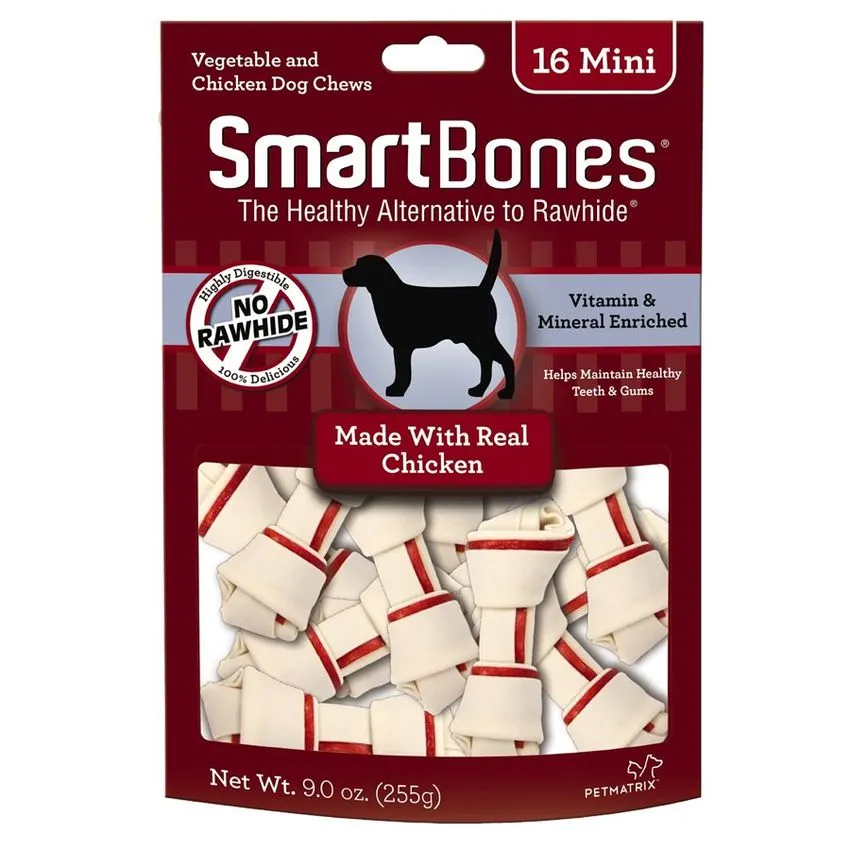 Smartbones Chicken Pollo Hueso Comestible Mini 16 Unds