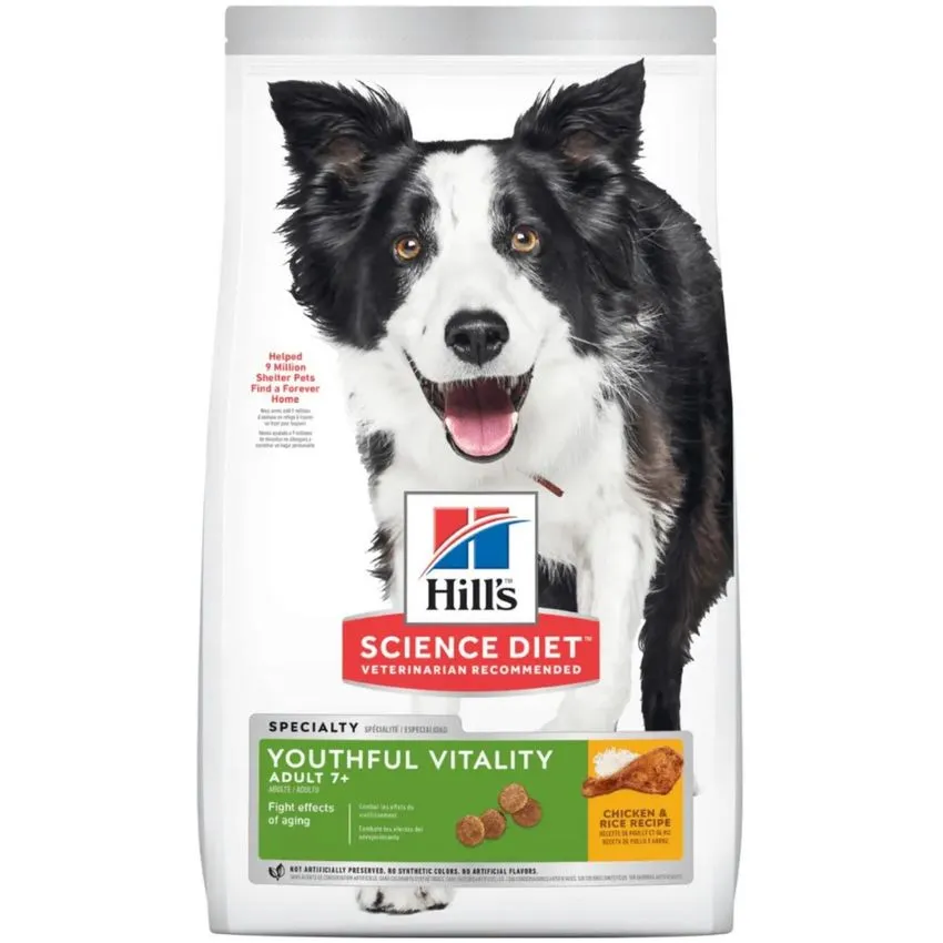 Hills Perros Adulto Senior 7 Youthful Vitality 12.5lb