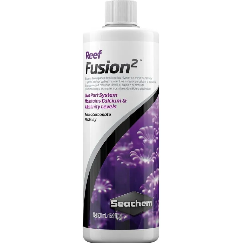 Seachem Reef Fusion 2 Conserva Alcalinidad Acuario 500ml