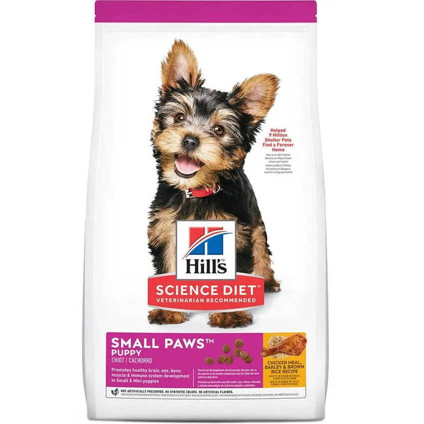 Hills Perros Puppy Small Paws Cachorro Raza Mini 4.5lb