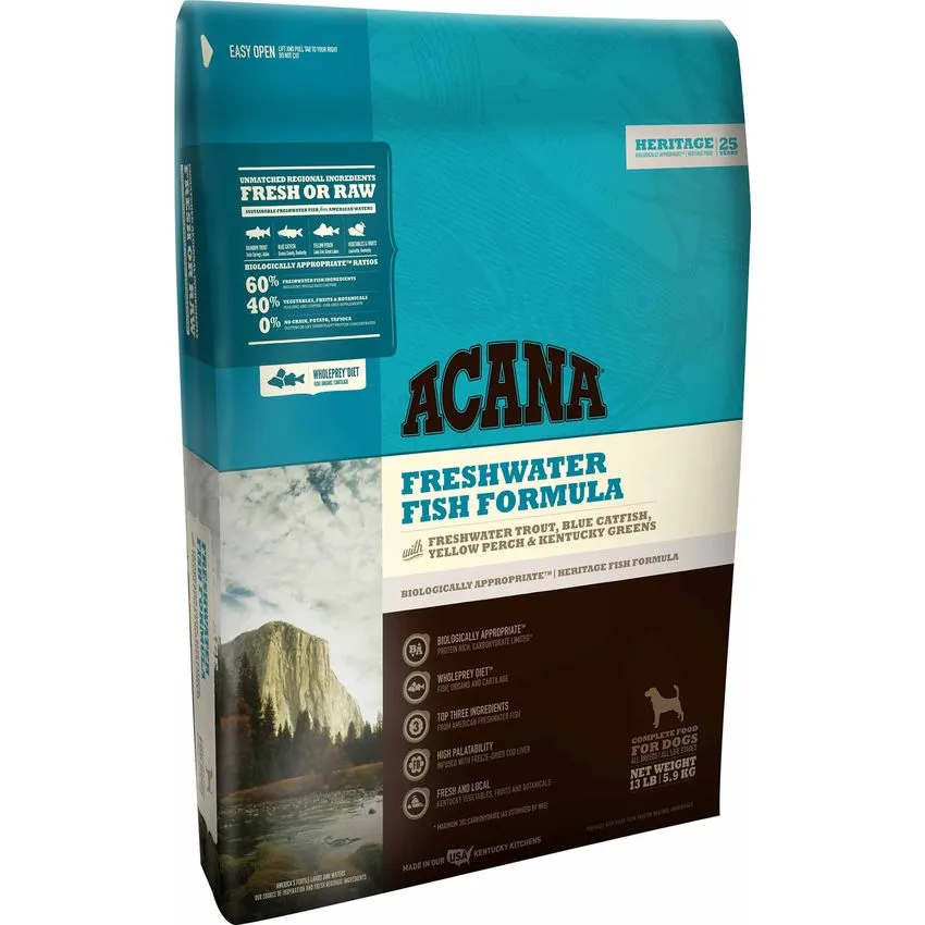 Acana Fresh Water Fish Trucha Bagre Perros 2.04kg