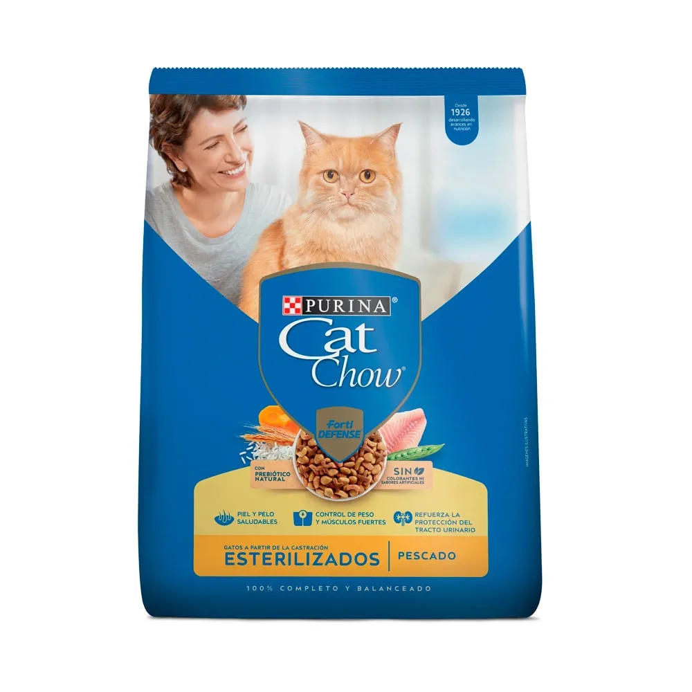 Cat Chow Gatos Esterilizados Prebioticos 500gr