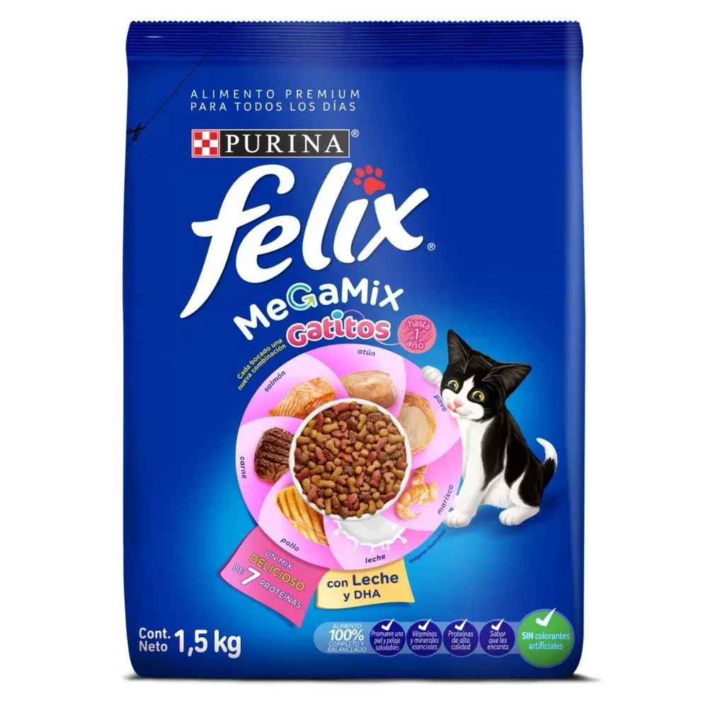 Felix Gatos Gatitos Megamix 1.5kg