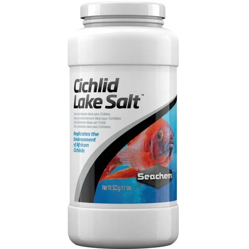 Seachem Cichlid Lake Salt 500gr Acondicionador Agua