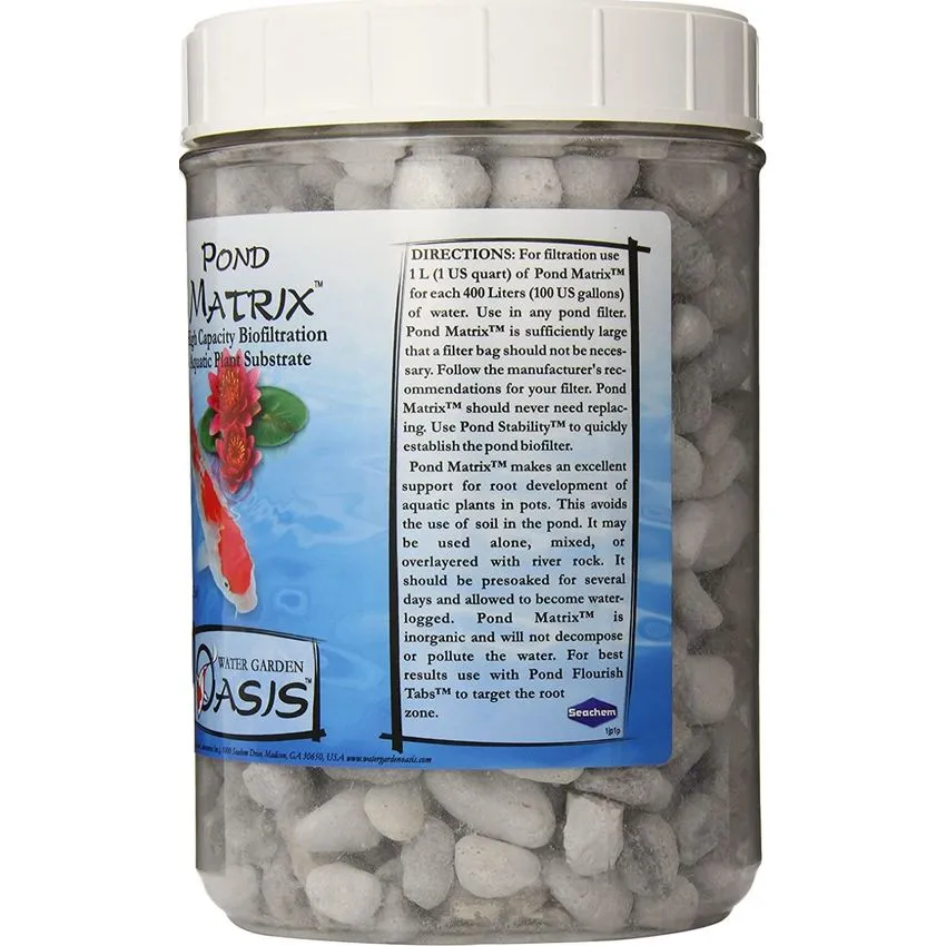 Seachem Pond Matrix 1 Lt Biofiltración