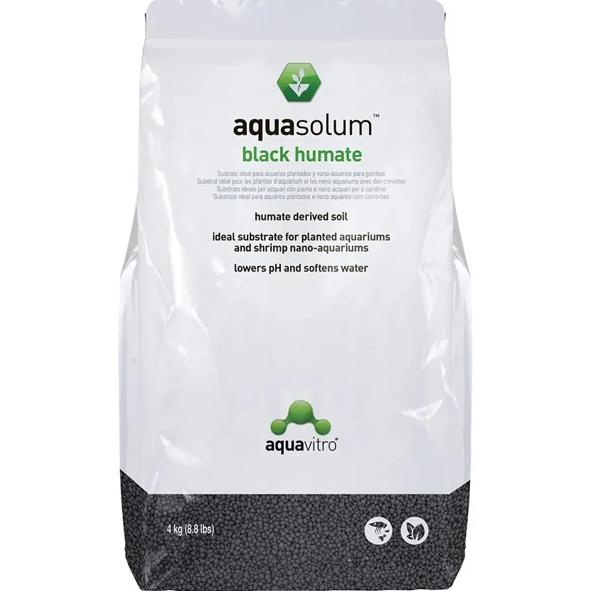 Aquasolum Black Humate 4kg Sustrato Acuarios Plantados