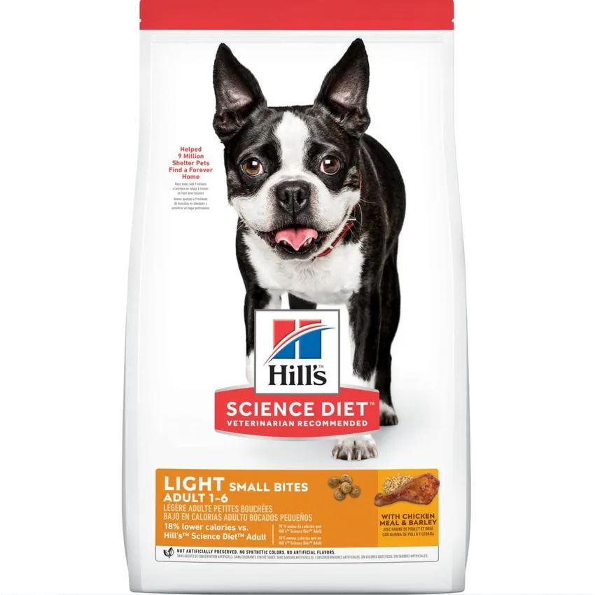 Hills Perros Adult Light Small Bites Raza Pequeña 5lb