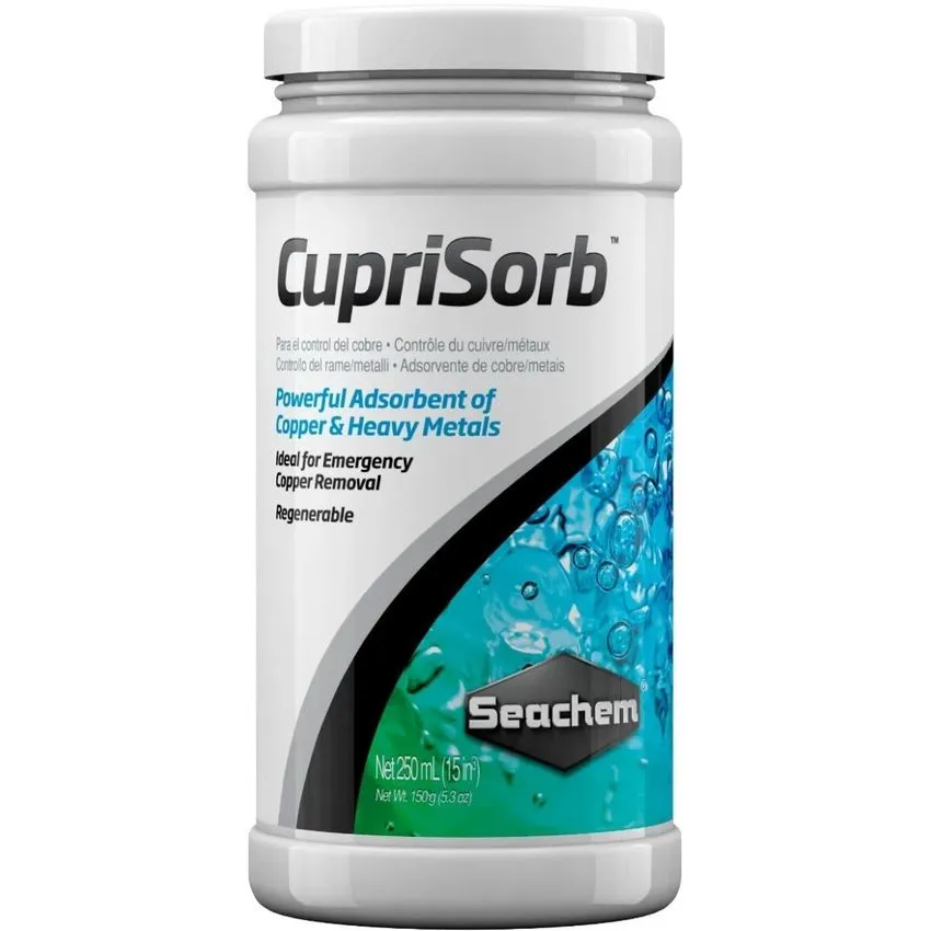 Seachem Cuprisorb 250ml Absorbe Cobre Metales Pesados