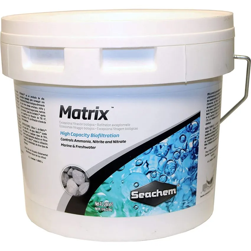 Seachem Matrix Soporte Para Filtro Biologico 4 Lt