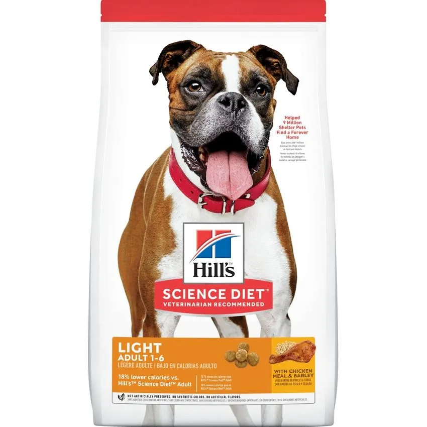 Hills Perros Adultos Light Original Todas Las Razas 30lb