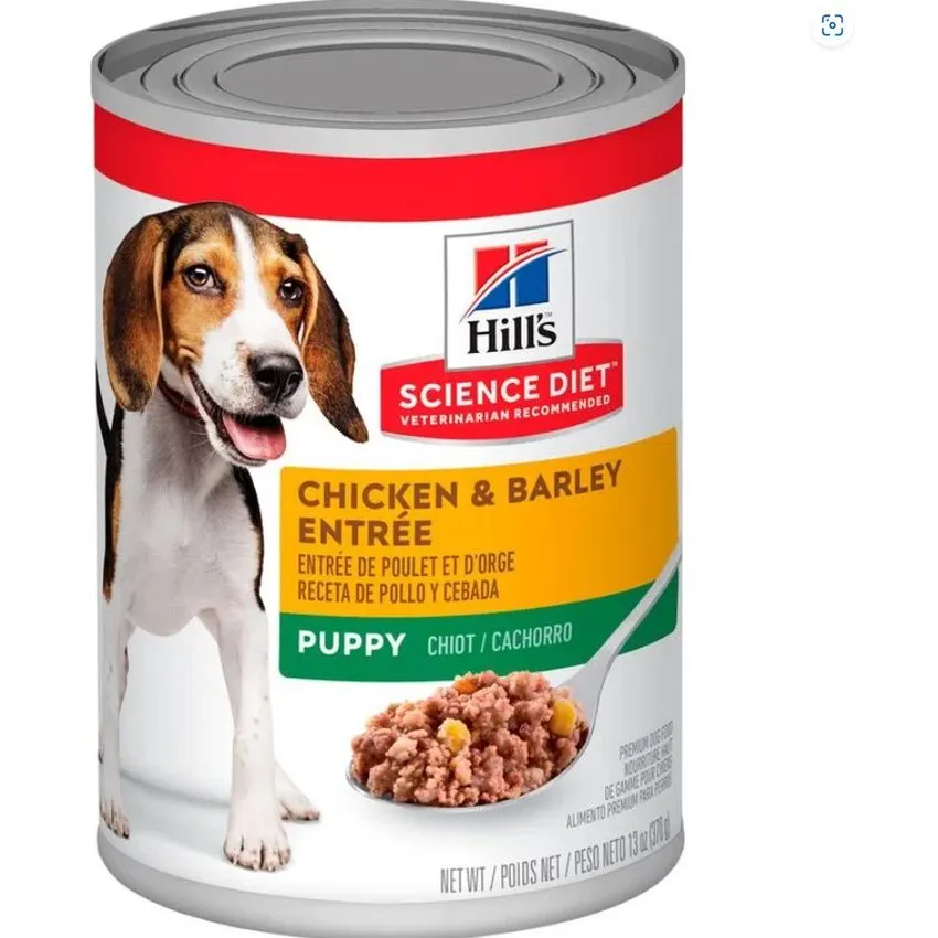 Hills Perros Cachorros Lata Comida Húmeda Pollo 13oz