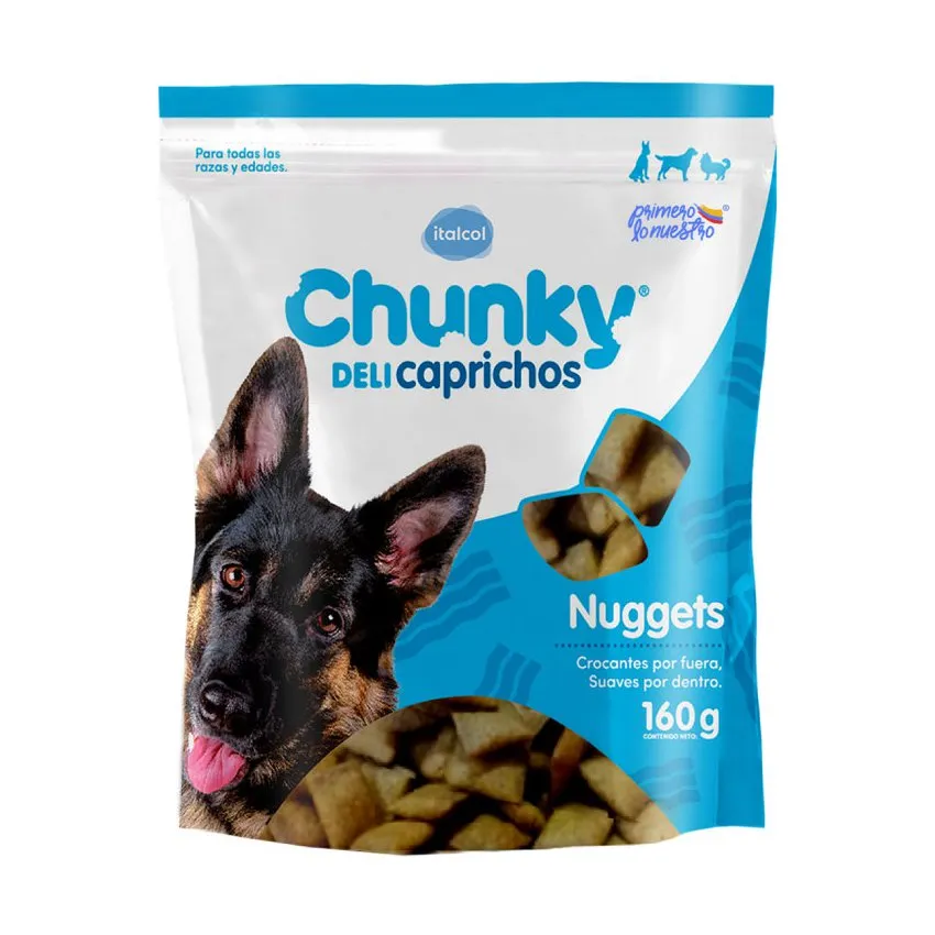 Chunky Delicaprichos Nuggets Snacks Perros 160G