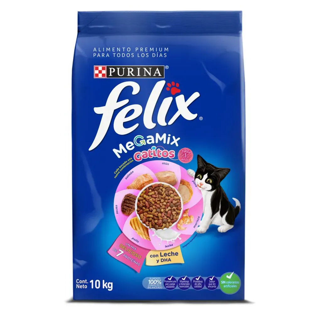 Felix Gatos Gatitos Megamix 10kg