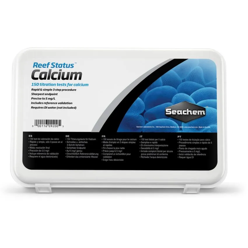 Seachem Reef Status Calcium 150 Pruebas