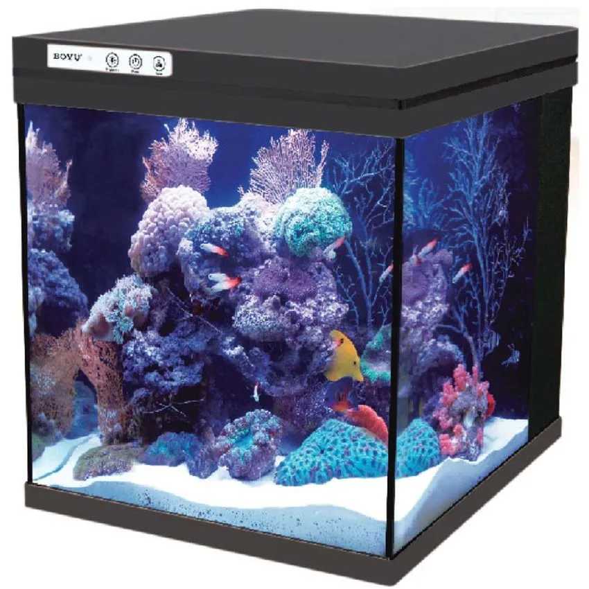 Acuario Boyu Inteligente Negro 76 Lt