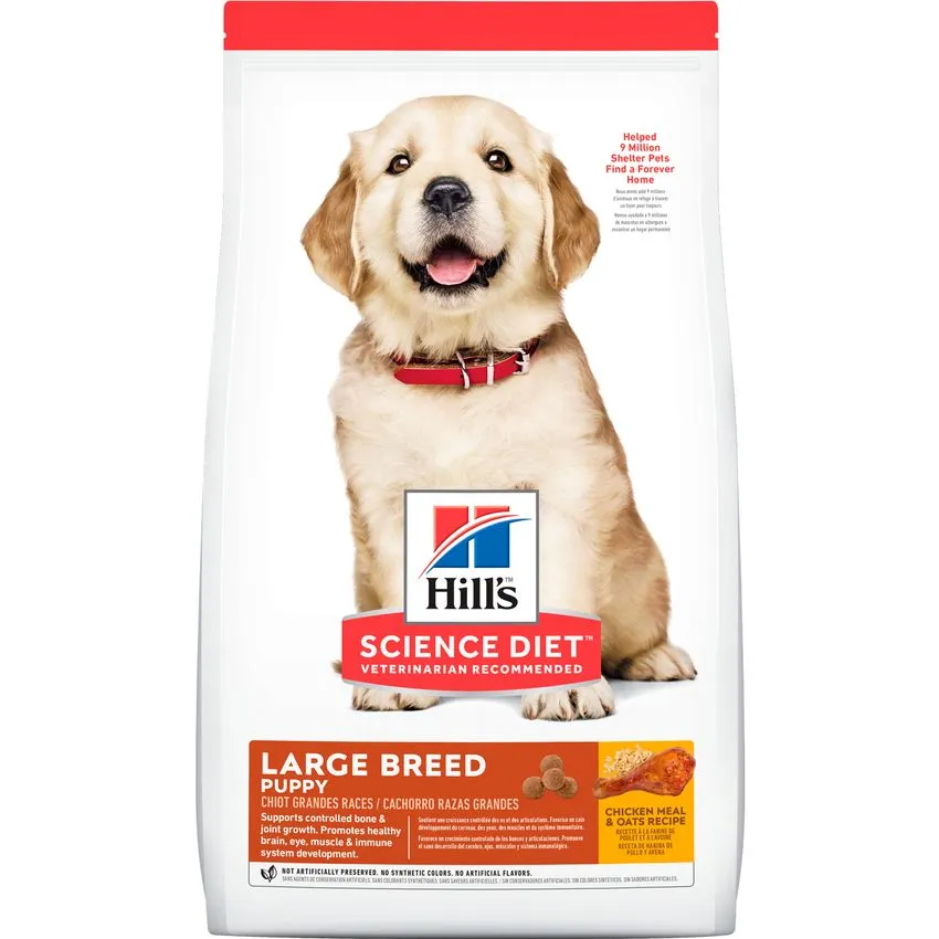 Hills Puppy Large Breed Perros Cachorros Razas Grandes 15.5lb