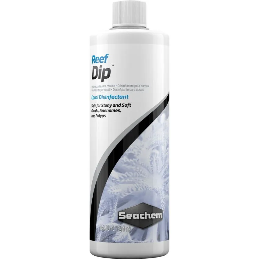 Seachem Reef Dip 500 ml Desinfectante Corales