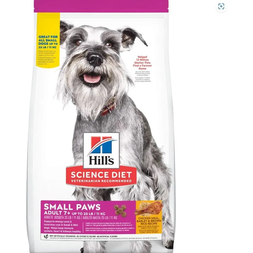 Hills Perros Senior Small Paws 7 Raza Mini 4.5lb