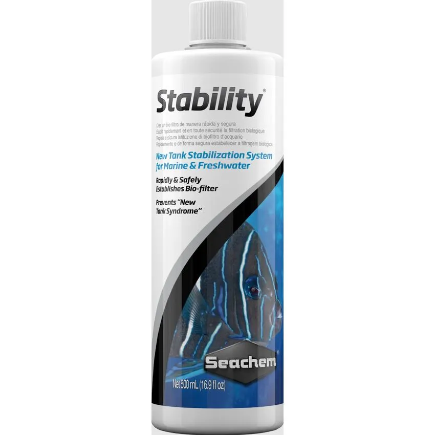 Seachem Stability 500ml Cultivo Bacterias Acuario