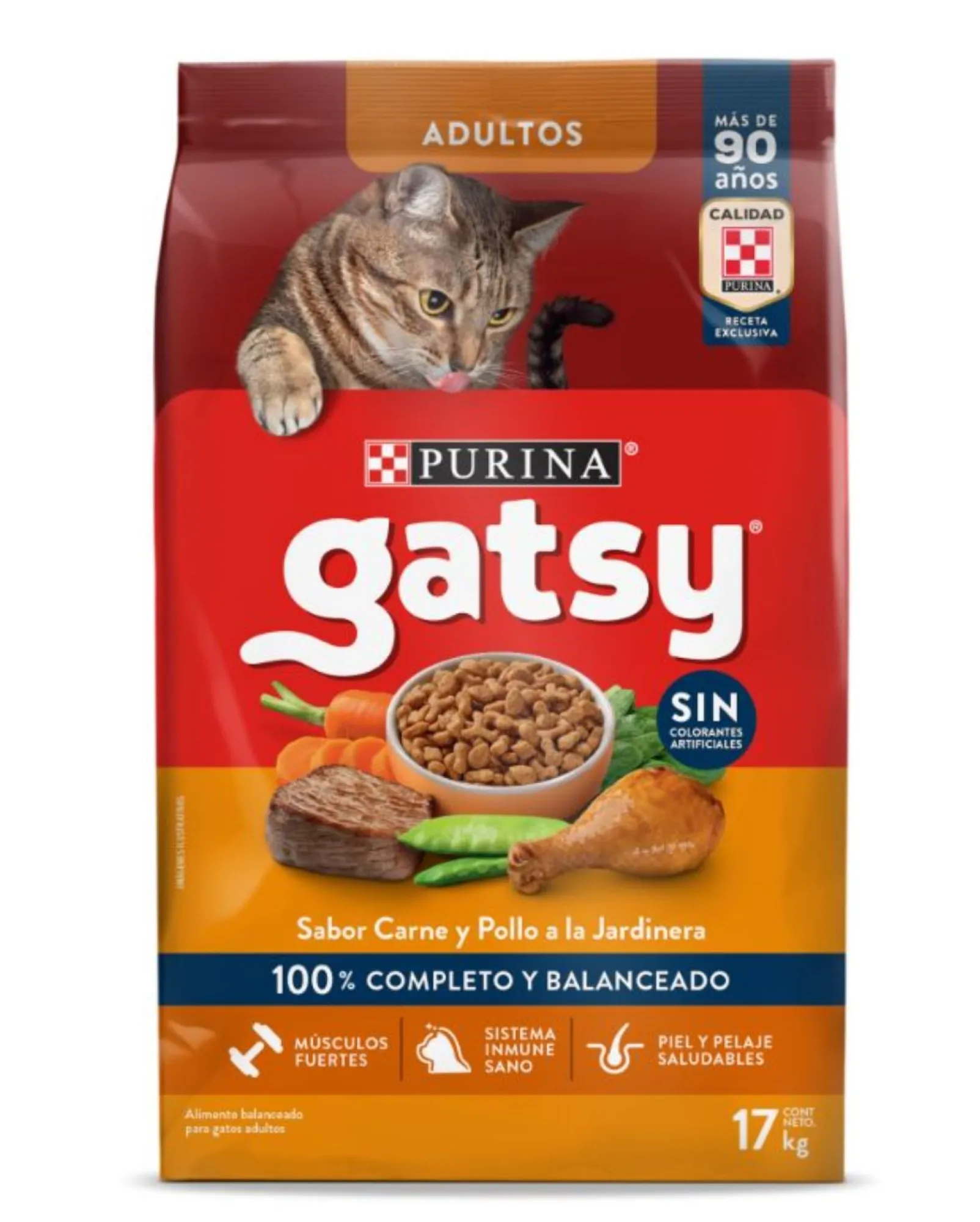 Gatsy Adulto Carne Pollo A La Jardinera 17Kg