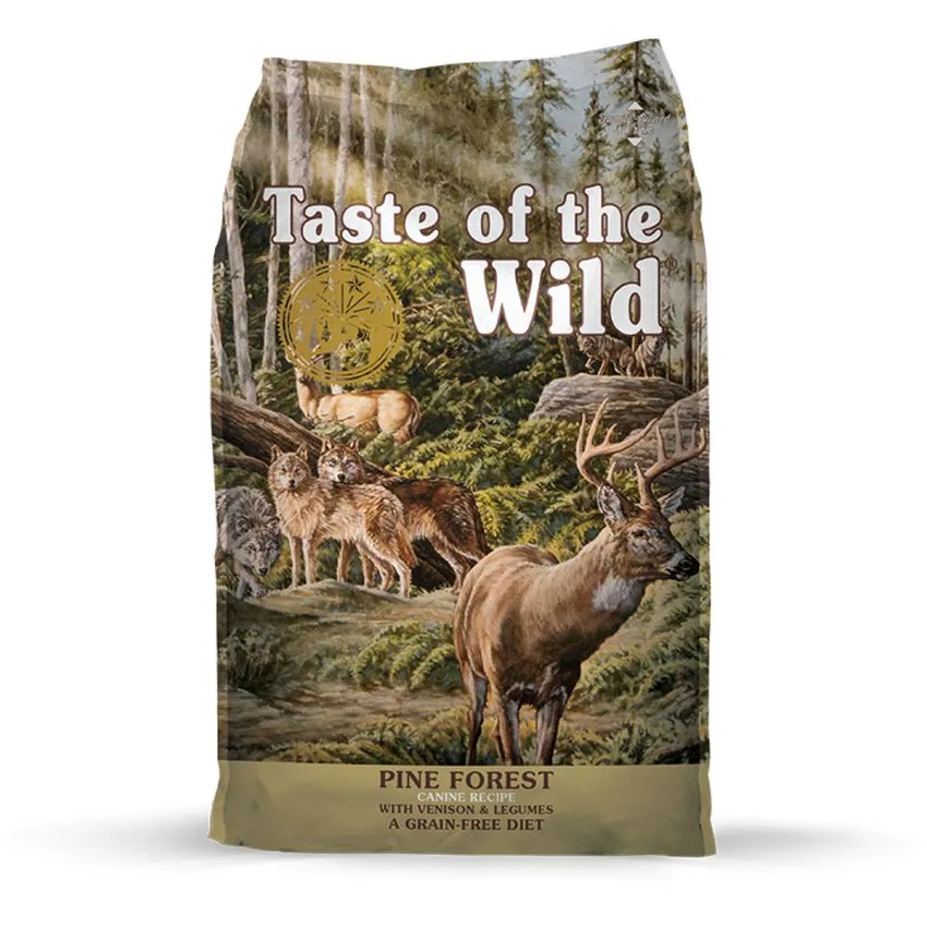 Taste Of The Wild Perros Pine Forest Venado Legumbres 28lb