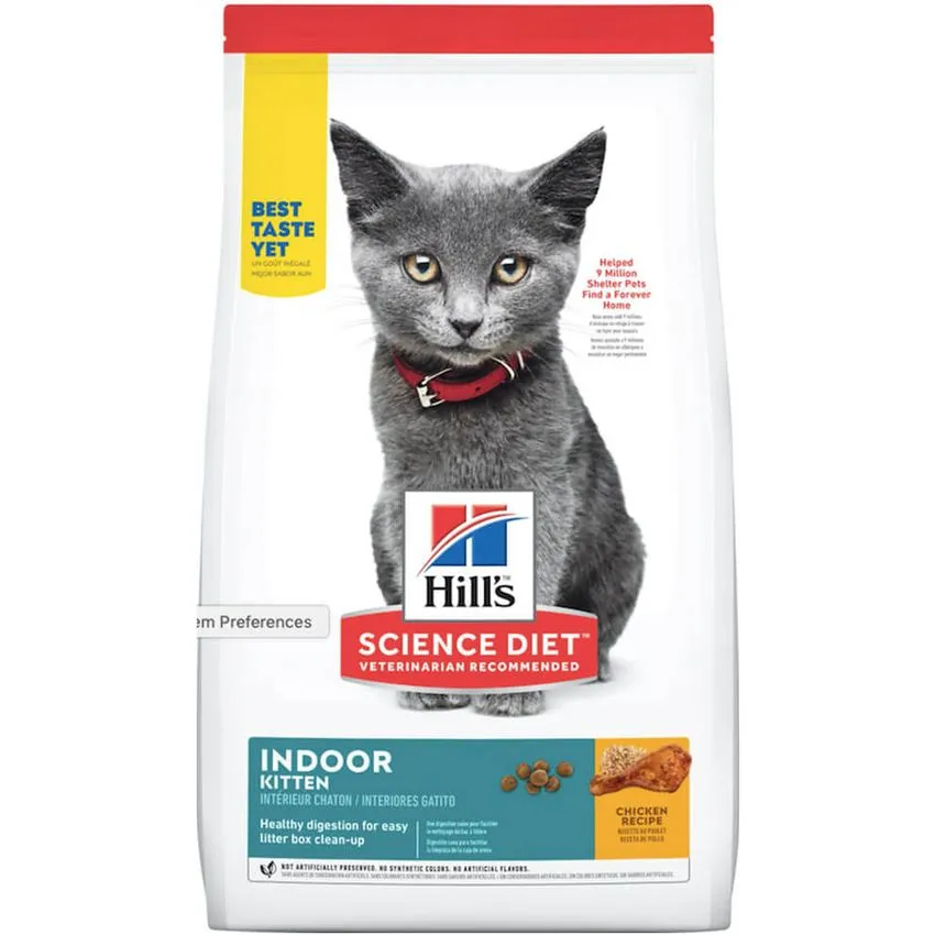 Hills Gatos Kitten Indoor Cachorros Interiores 7lb