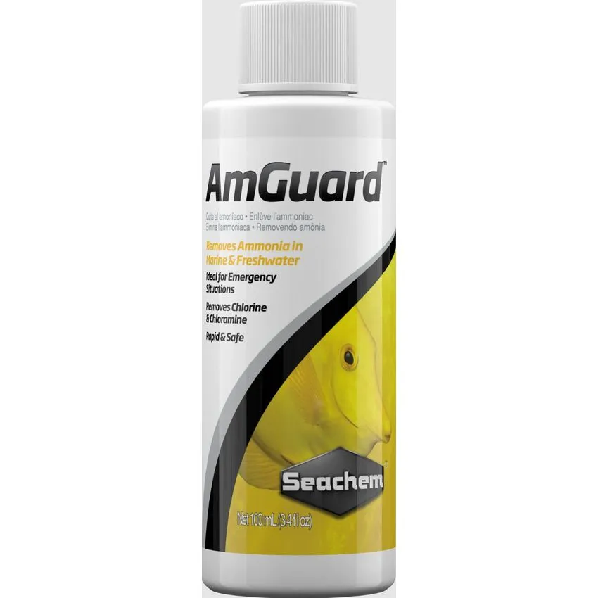 Seachem Amguard Acondicionador Eliminador Amonios 100ml