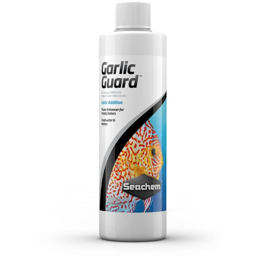 Seachem Garlic Guard 250ml Peces Estimulante Apetito