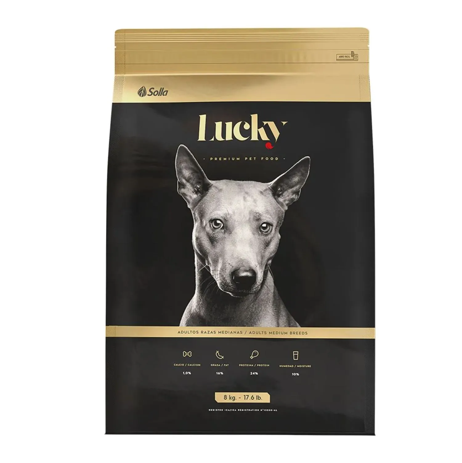 Lucky Perros Adulto Raza Mediana 8kg