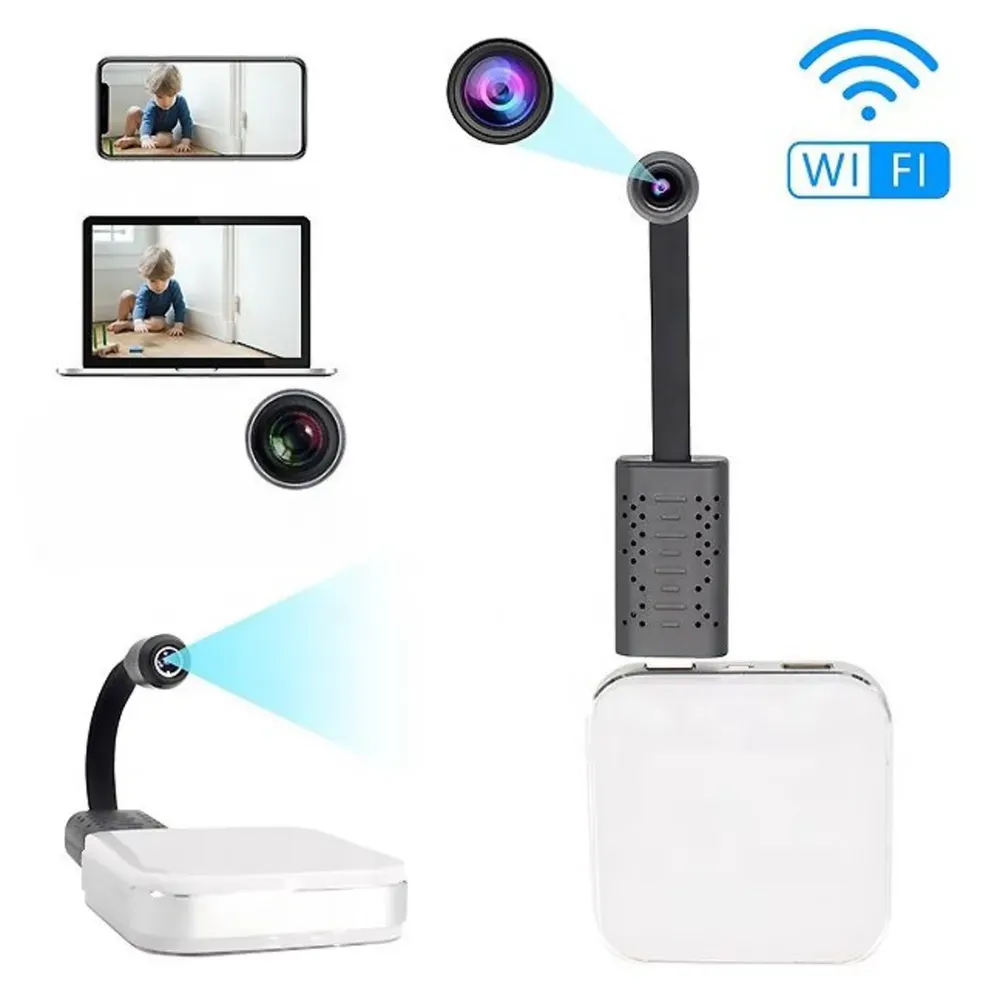 Camara Espia Seguridad Flexible Wifi Monitoreo Video Fotos